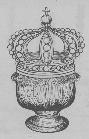 カルデナスのエフィ・エテテの王冠付きセンセリボ（エリボ、セセ）